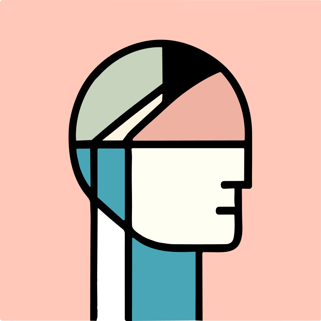 Free AI-generated Abstract AI avatar - Fake profile picture for UI design mockups