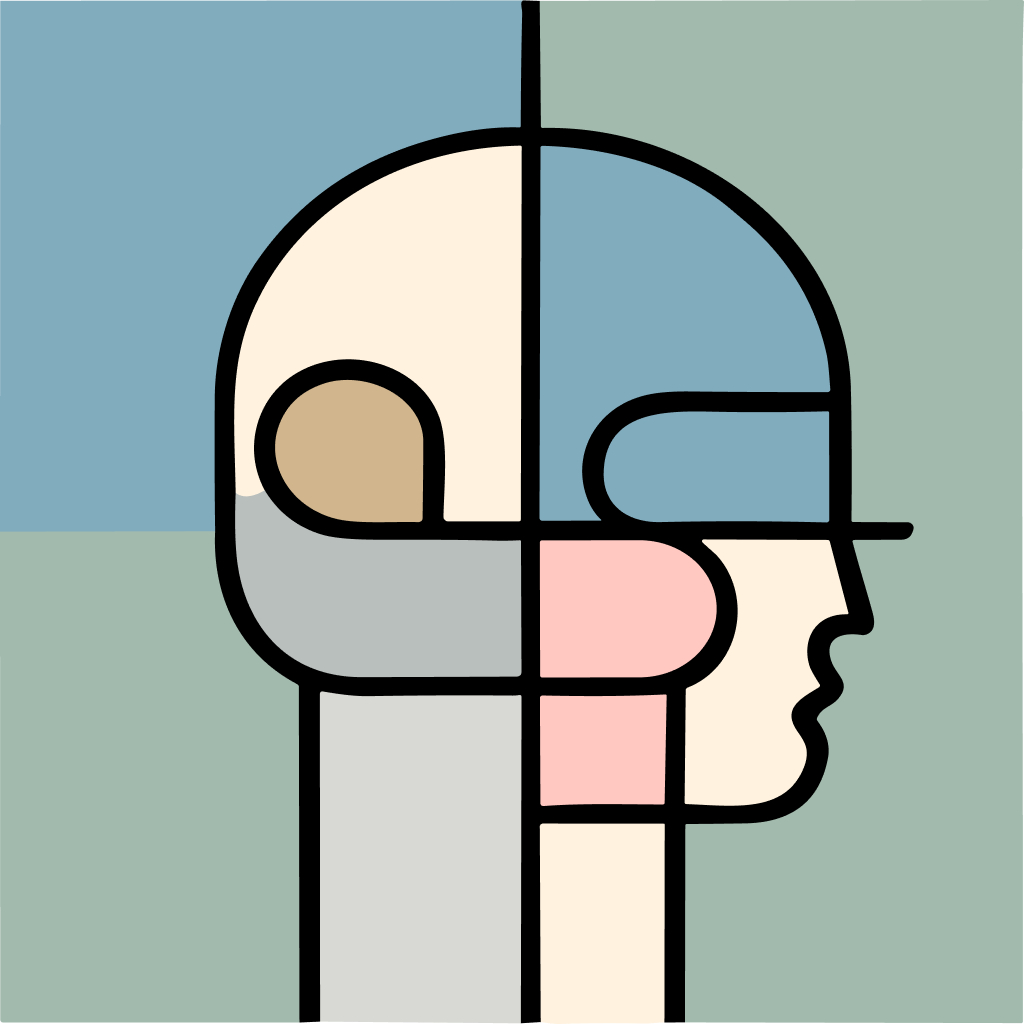 Free AI-generated Abstract AI avatar - Fake profile picture for UI design mockups