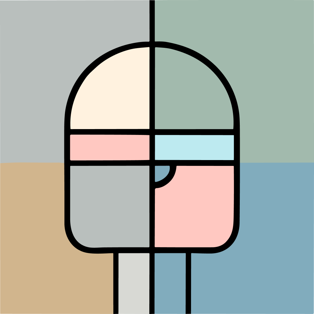 Free AI-generated Abstract AI avatar - Fake profile picture for UI design mockups