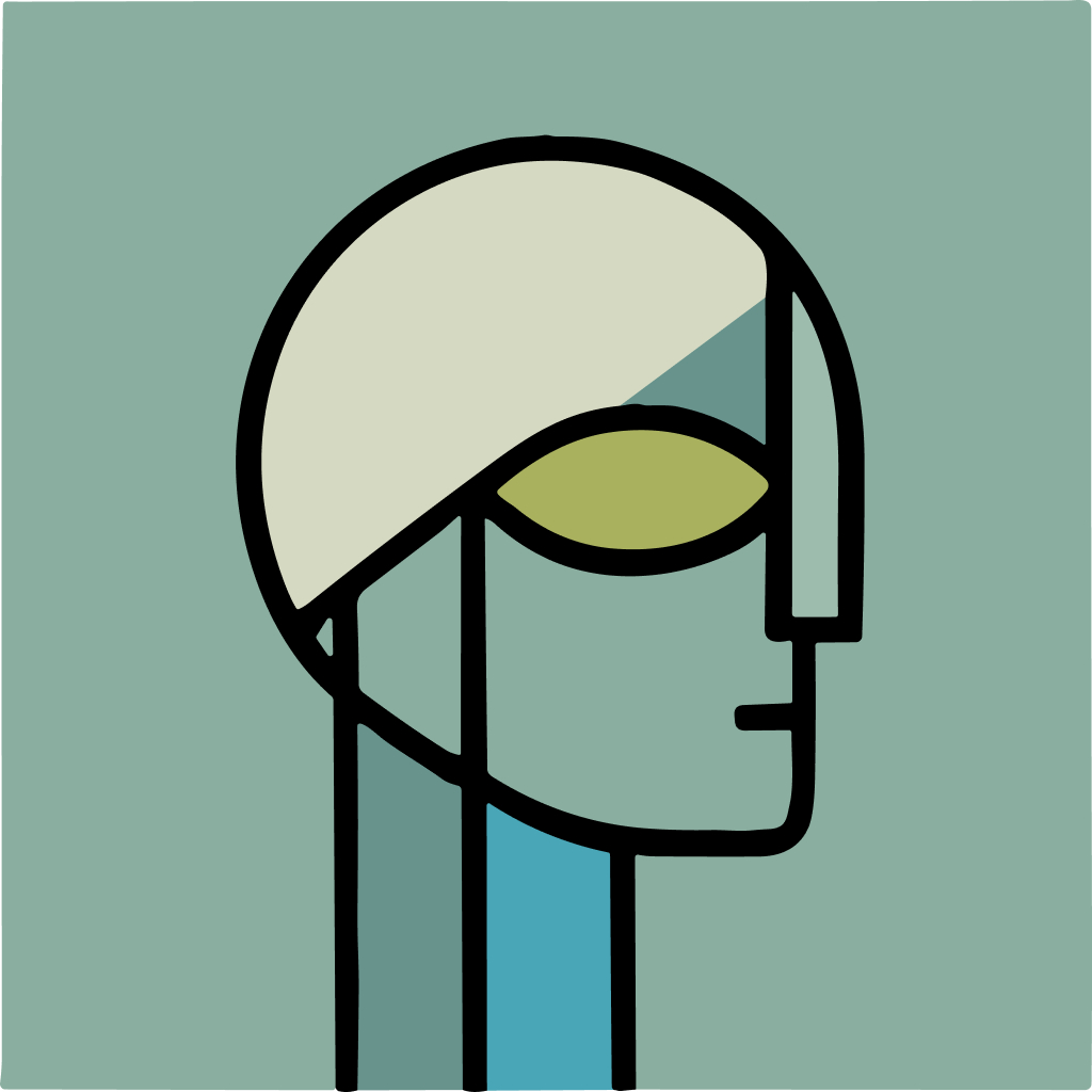 Free AI-generated Abstract AI avatar - Fake profile picture for UI design mockups