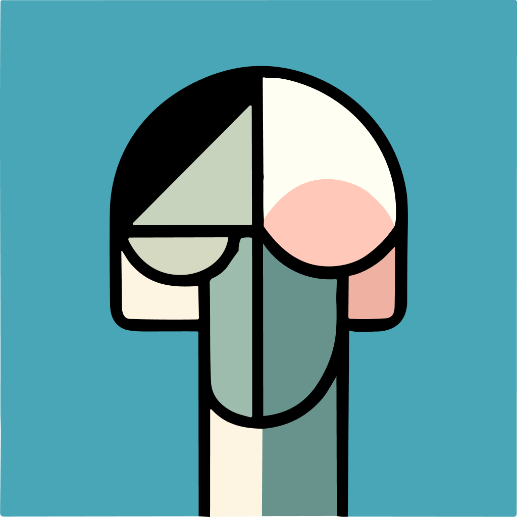 Free AI-generated Abstract AI avatar - Fake profile picture for UI design mockups