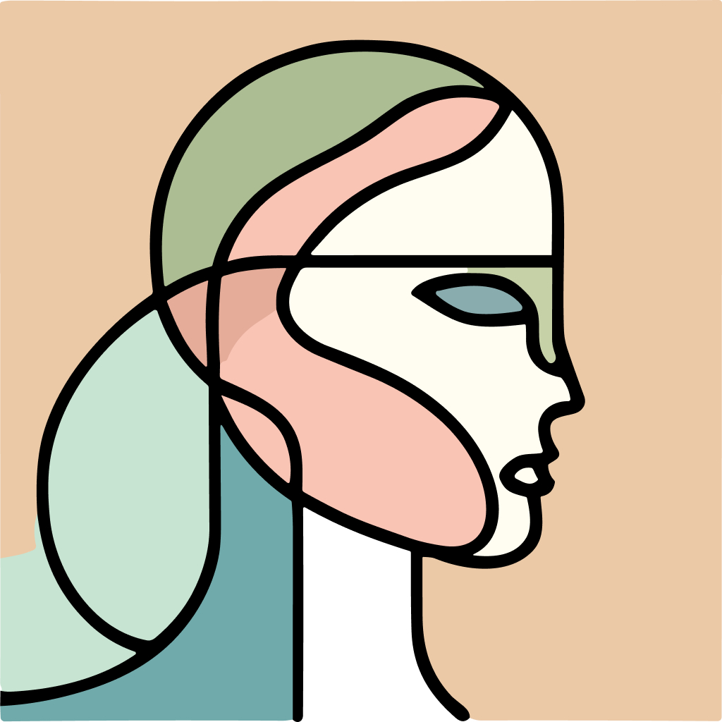 Free AI-generated Abstract AI avatar - Fake profile picture for UI design mockups