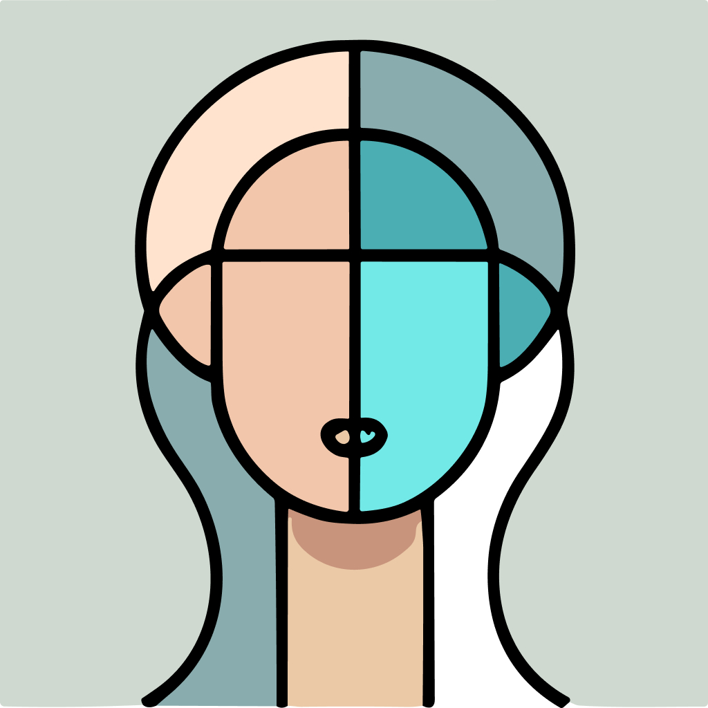 Free AI-generated Abstract AI avatar - Fake profile picture for UI design mockups