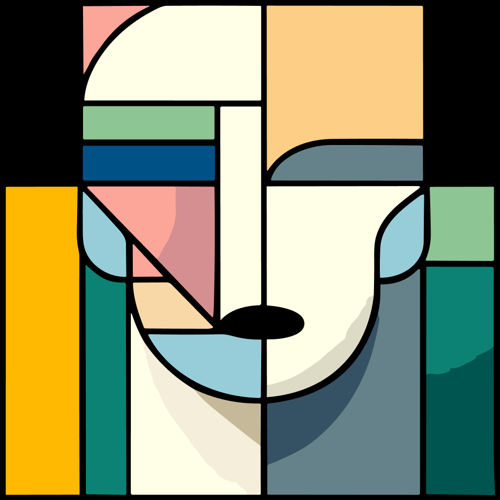 Free AI-generated Abstract AI avatar - Fake profile picture for UI design mockups