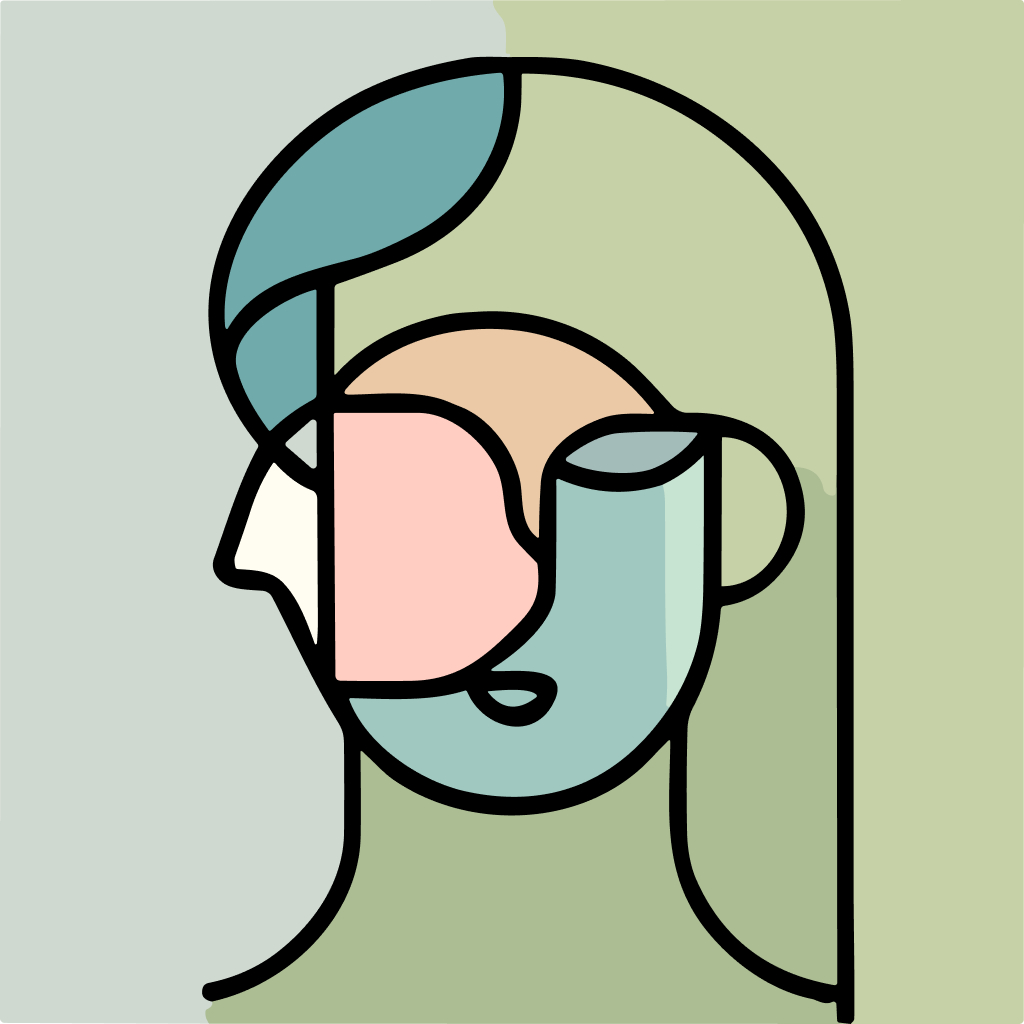 Free AI-generated Abstract AI avatar - Fake profile picture for UI design mockups