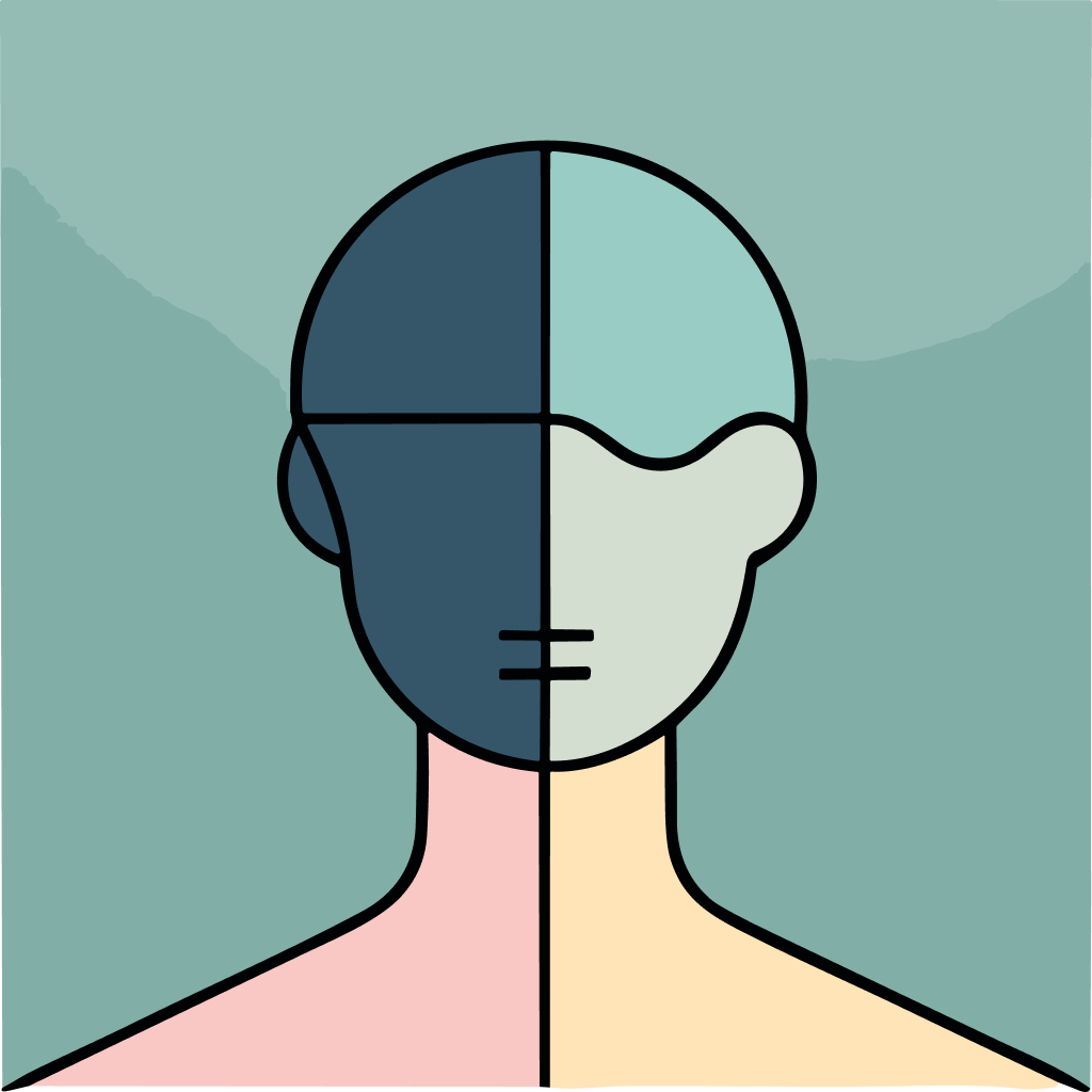 Free AI-generated Abstract avatar - Fake profile picture for UI design mockups