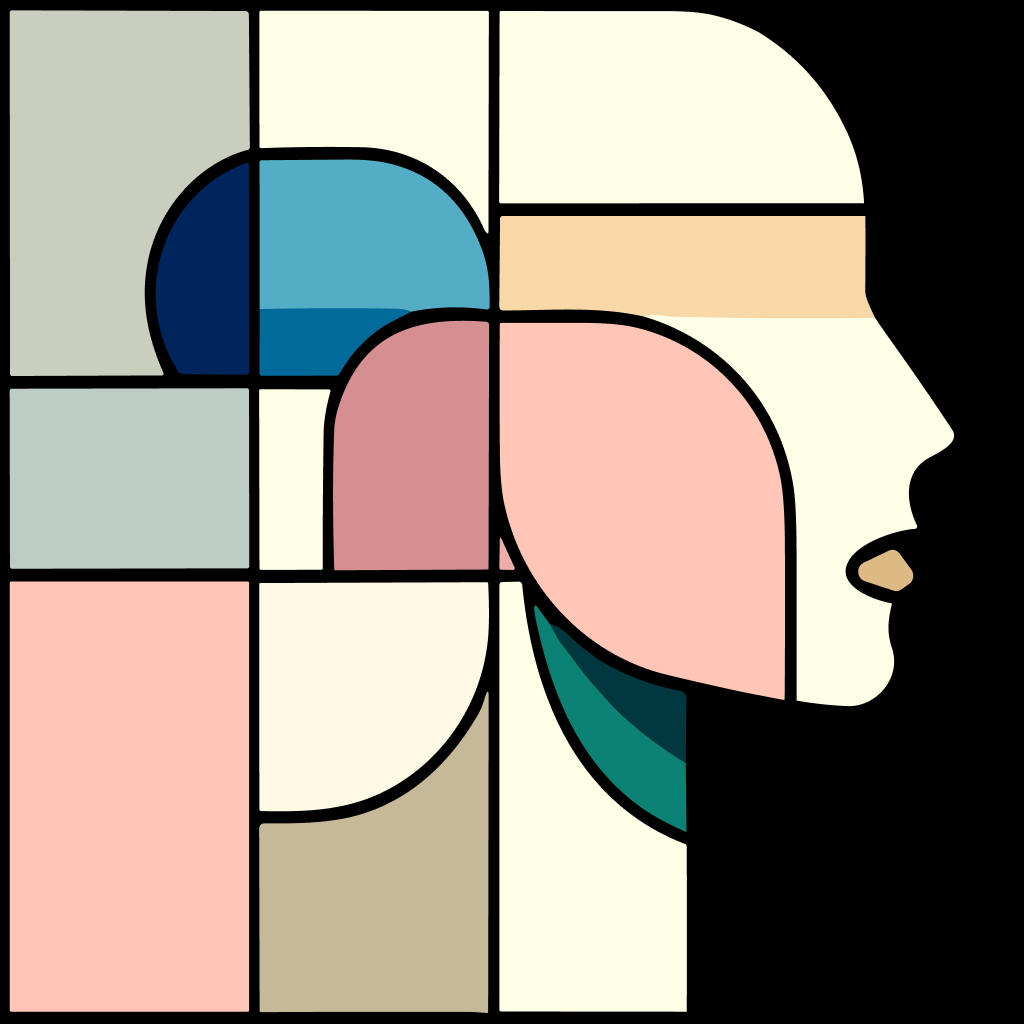 Free AI-generated Abstract AI avatar - Fake profile picture for UI design mockups