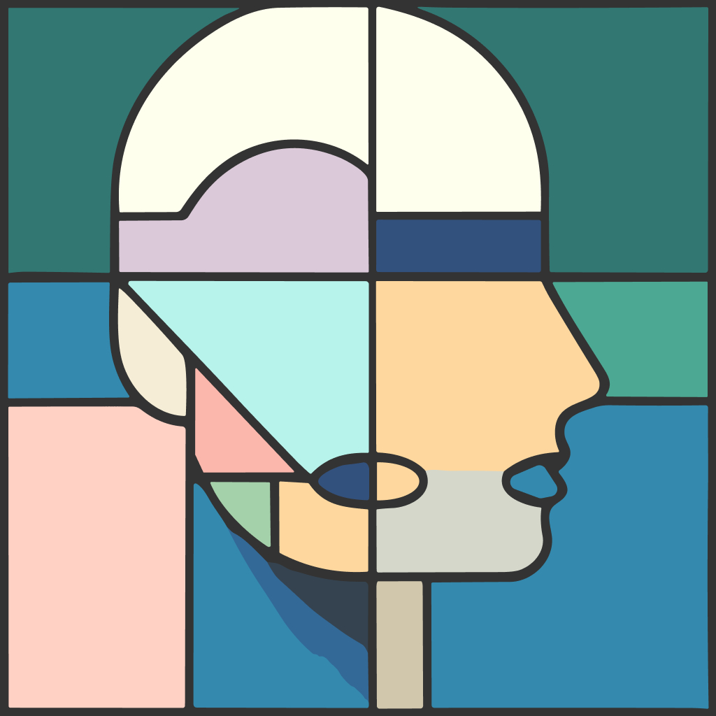 Free AI-generated Abstract AI avatar - Fake profile picture for UI design mockups