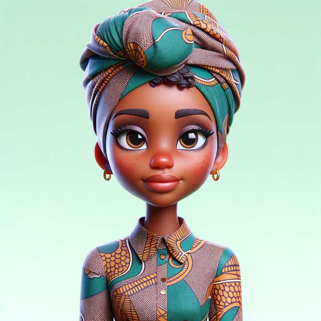 Free AI-generated Cartoon AI avatar - Fake profile picture for UI design mockups