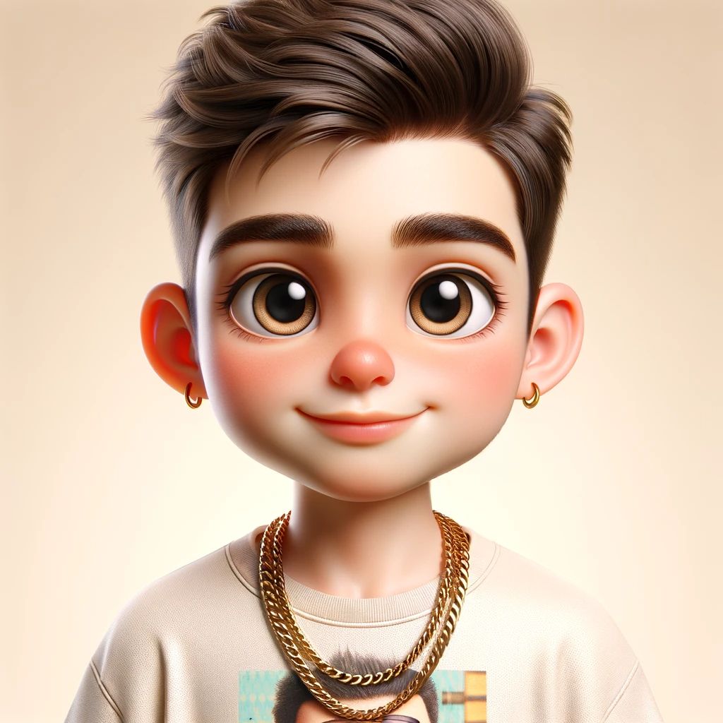 Free AI-generated Cartoon avatar - Fake profile picture for UI design mockups