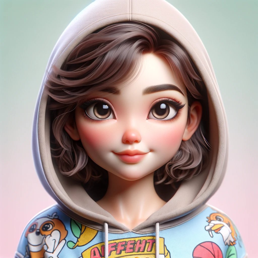 Free AI-generated Cartoon avatar - Fake profile picture for UI design mockups