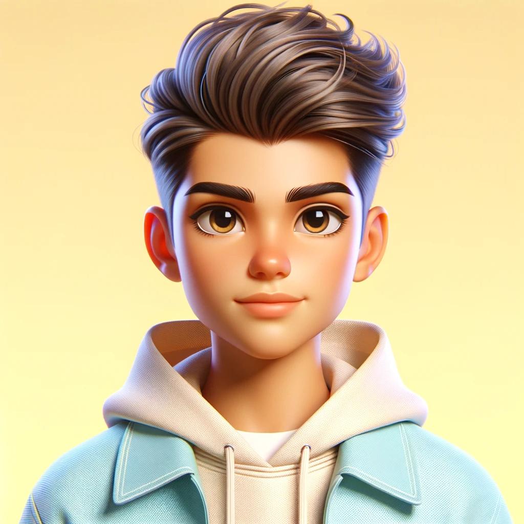 Free AI-generated Cartoon AI avatar - Fake profile picture for UI design mockups